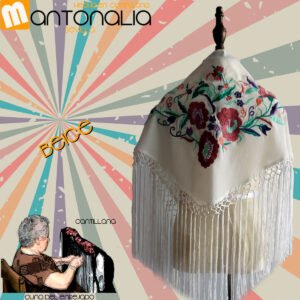 Mantoncillo-flamenca-niña-Beige