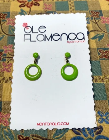Pendientes de flamenca para niñas