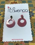 Pendientes de flamenca para niñas maquillaje