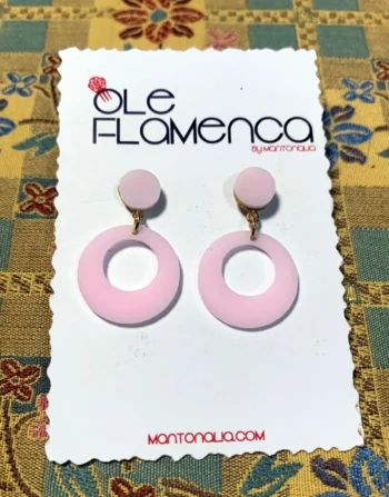 Pendientes de flamenca para niñas