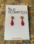 Pendientes de flamenca para niñas