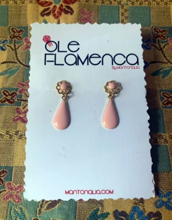 Pendientes de flamenca para niñas