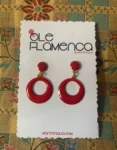 Pendientes de flamenca para niñas