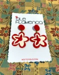 Pendientes de flamenca para niñas