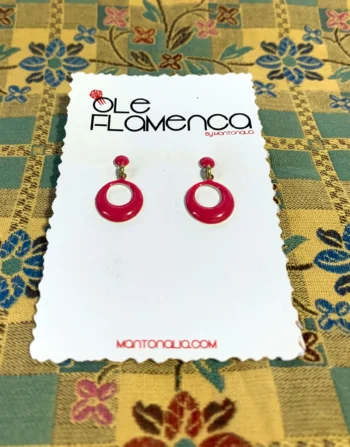 Pendientes de flamenca para niñas