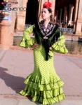 Traje de flamenca concha