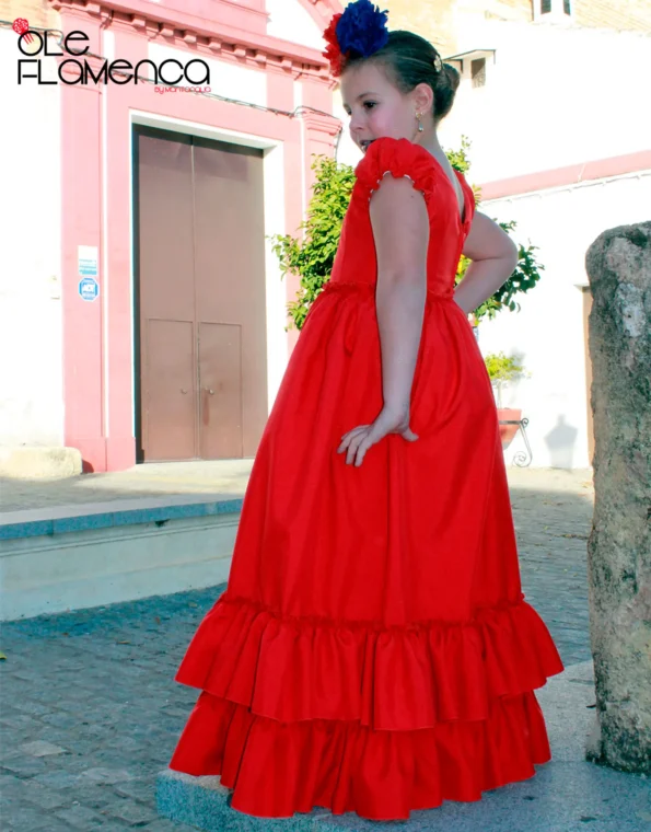 Bata Flamenca Alba
