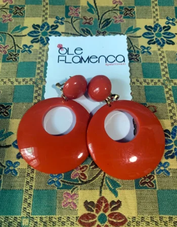 Pendientes de flamenca para niñas
