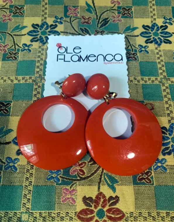 Pendientes de flamenca para niñas
