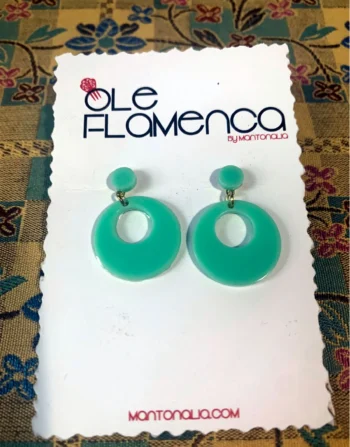 Pendientes de flamenca para niñas