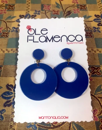 Pendientes de flamenca para niñas