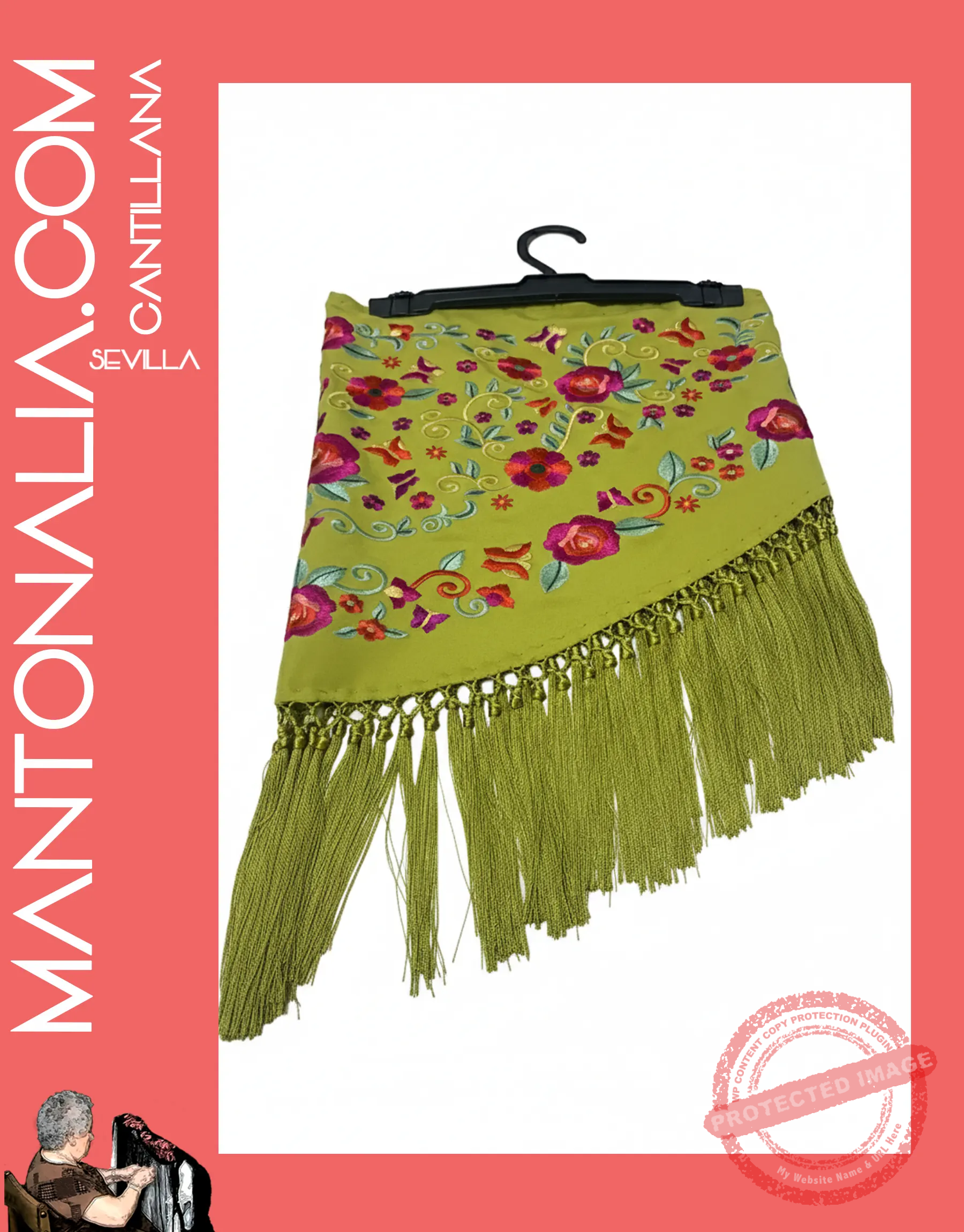 MAN-MED-009 Mantoncillo flamenca Lima