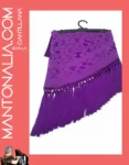 Mantoncillo flamenca Violeta