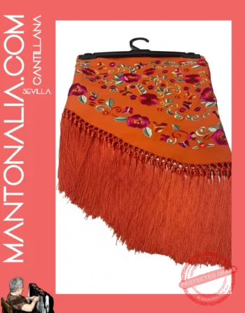 Mantoncillo flamenca Naranja