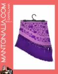 Mantoncillo flamenca Morado bicolor