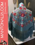 Mantón flamenco Petroleo