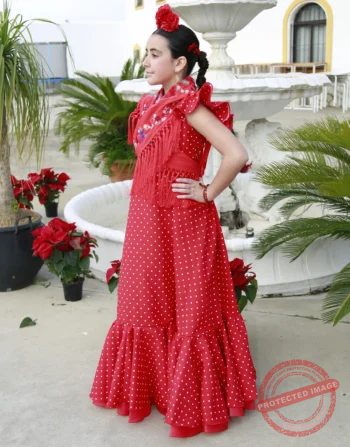 traje flamenca niña sol