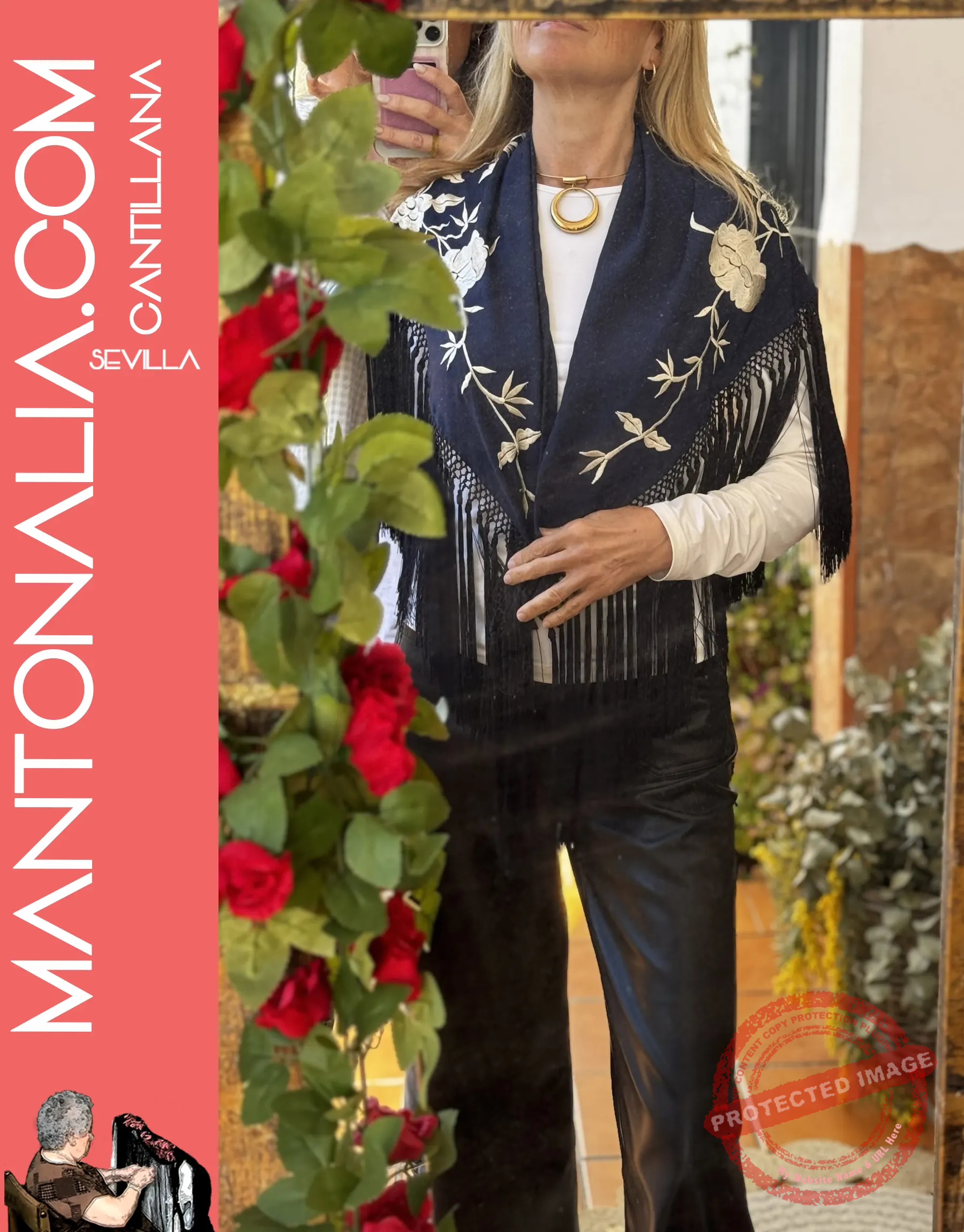 hueso1 Mantón artesanal Hueso