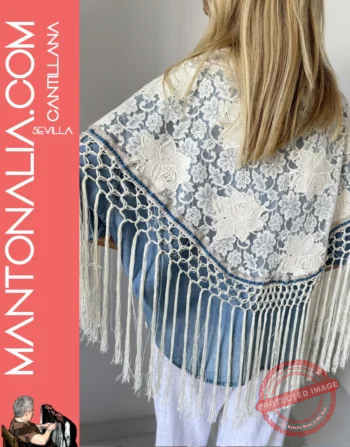 Mantón artesanal Tul